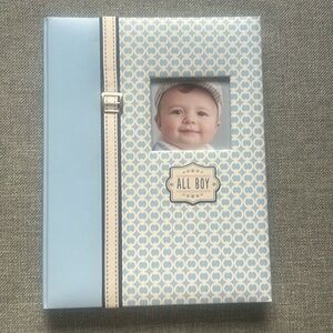 CR Gibson Baby Boy First Five Years Memory Book ~ All Boy~  Milestones